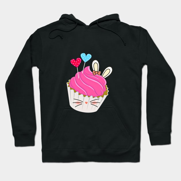 cute cupcake Hoodie by ZIID ETERNITY